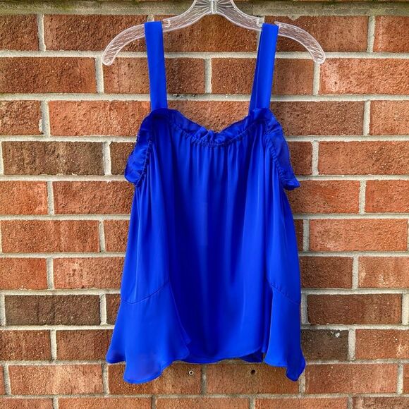 J. Crew Silk Blouse Off Shoulder Sz 12 NWT - Picture 4 of 14